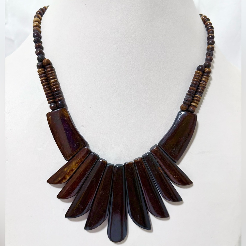 Hand carved Bone Necklace
